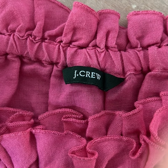 Vintage JCREW ruffled swim cover up Sz M, EUC - Picture 4 of 6